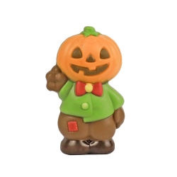 Bonhomme citrouille chocolat au lait bio