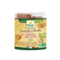 Tubo sticks et bretzels d'épeautre bio