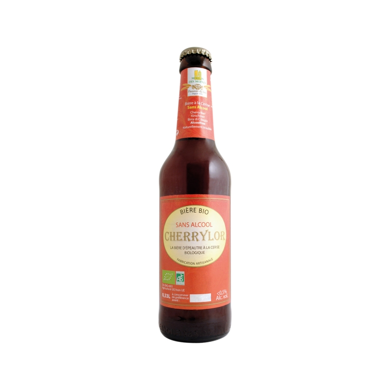 Bière cherrylor cerise bio, sans alcool