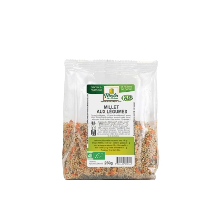 Millet aux légumes bio