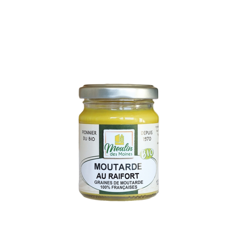 Moutarde au raifort bio
