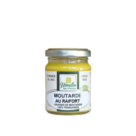 Moutarde au raifort bio