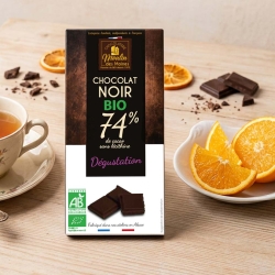 Tablette Chocolat noir 74% bio