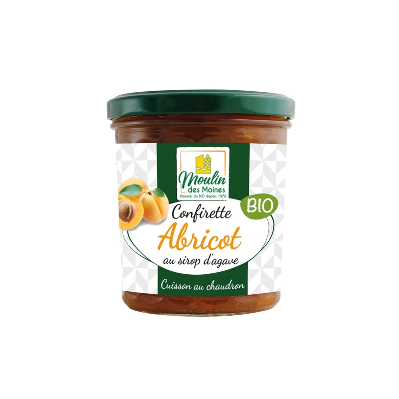 Confirette d'abricot au sirop d'agave bio