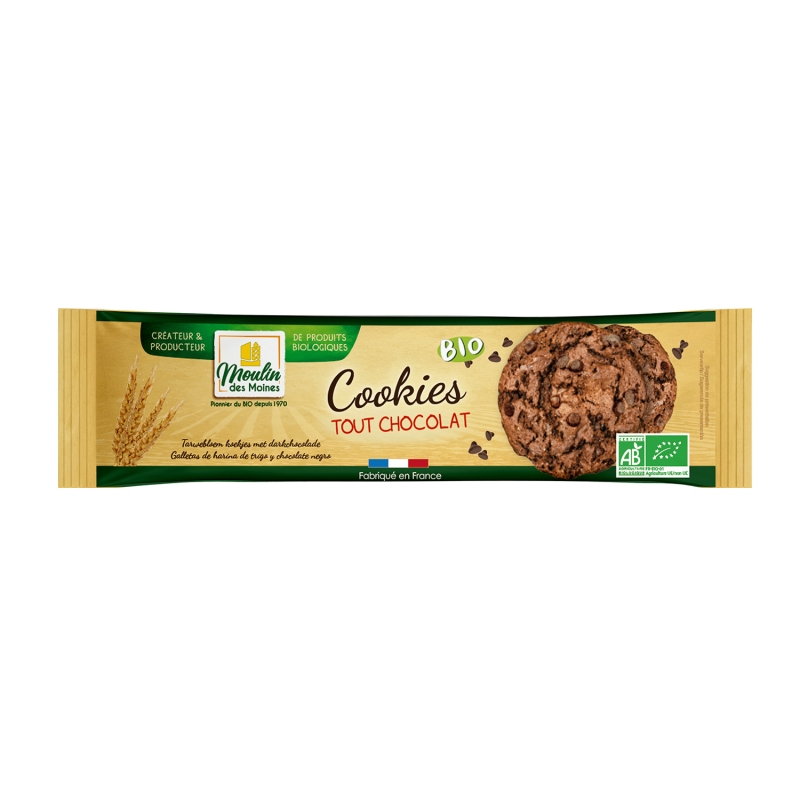 Cookies tout chocolat bio