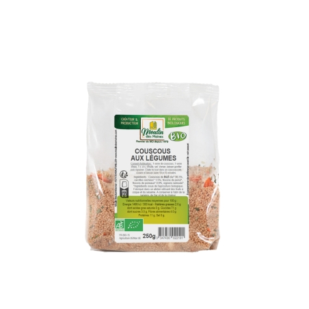 Couscous aux légumes bio