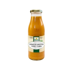 Crème de carottes, persil et cumin bio