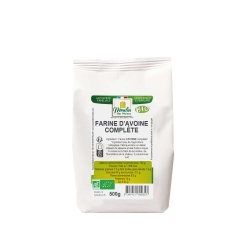 Farine d'avoine complète meule de pierre bio