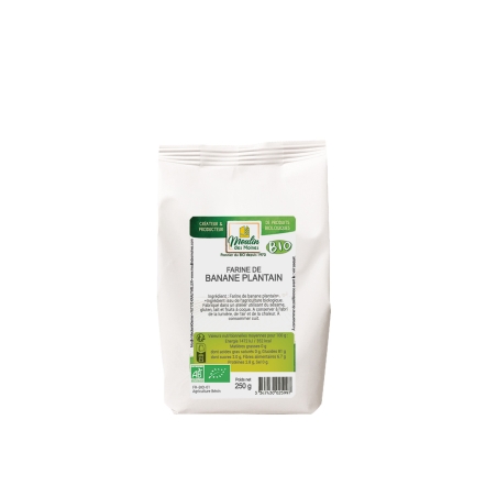 Farine de banane plantin bio