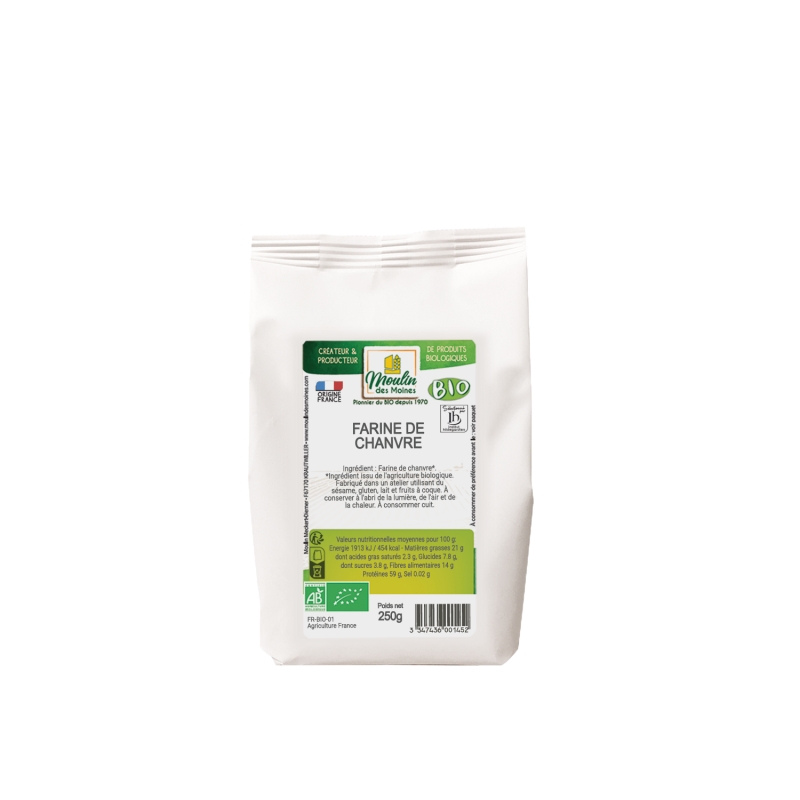 Farine de chanvre 250g Hildegarde bio