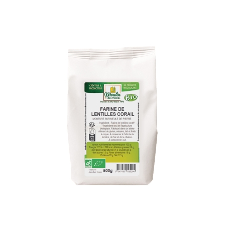 Farine de lentilles corail...