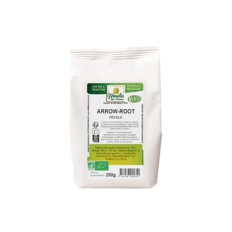 Fécule d'arrow-root bio