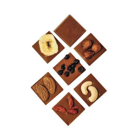 Carrés gourmands chocolat...
