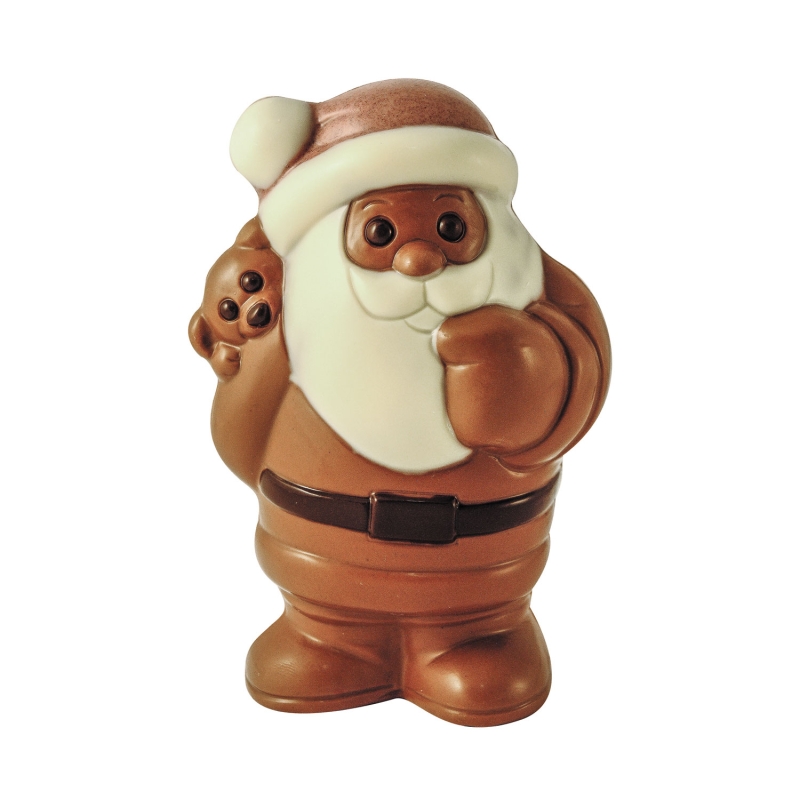 Père noël ourson chocolat au lait bio