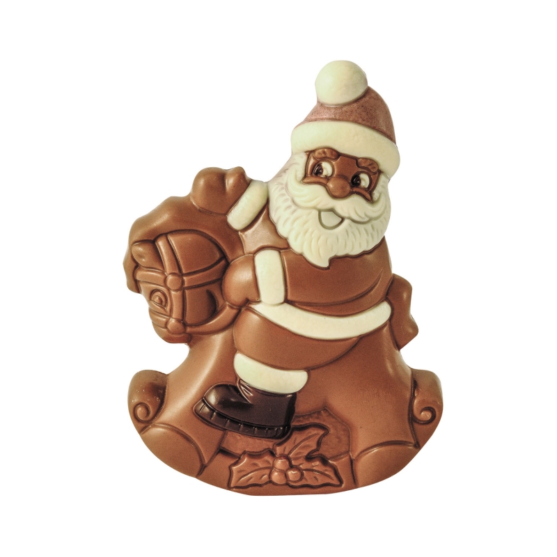 Père noël bascule chocolat au lait bio