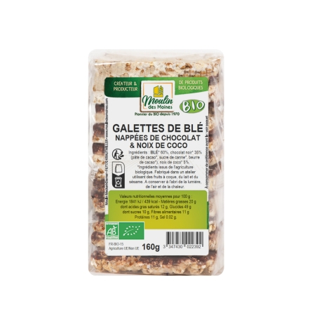 Galettes de blé chocolat à...