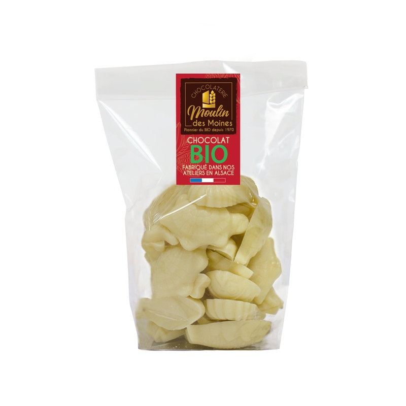 Fritures chocolat blanc bio