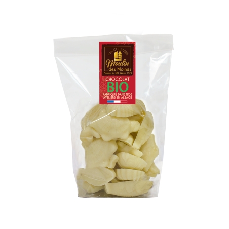 Fritures chocolat blanc bio