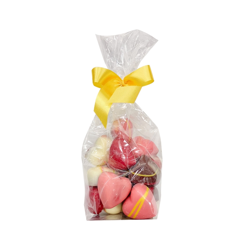 Assortiment coeurs fourrés praliné bio 