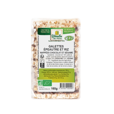 Galettes d'épeautre riz...