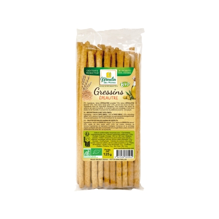 Gressins d'épeautre bio