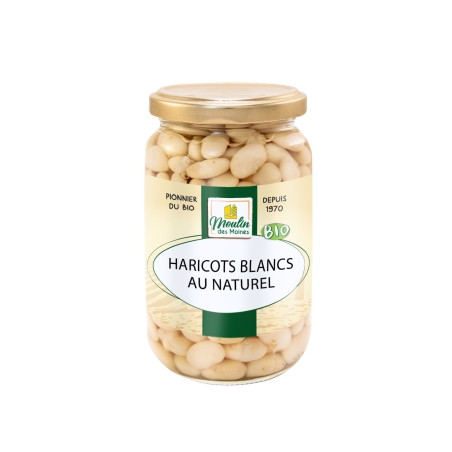 Haricots blancs au naturel bio