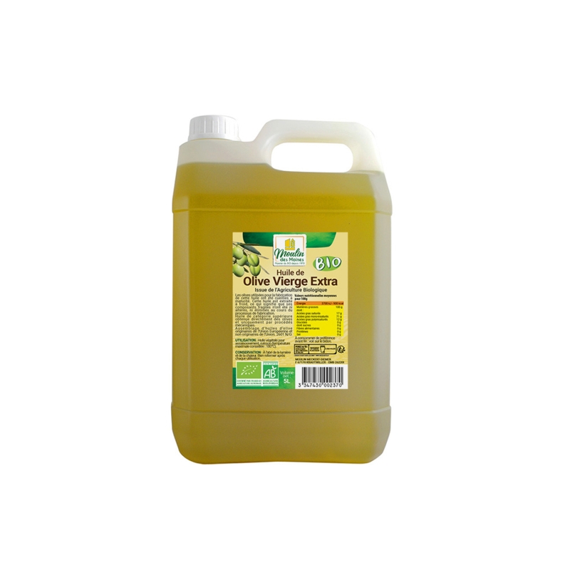 Huile d'olive vierge extra en vrac bio
