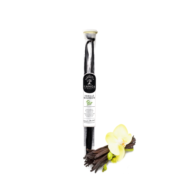 Vanille bourbon en tube 3 gousses bio