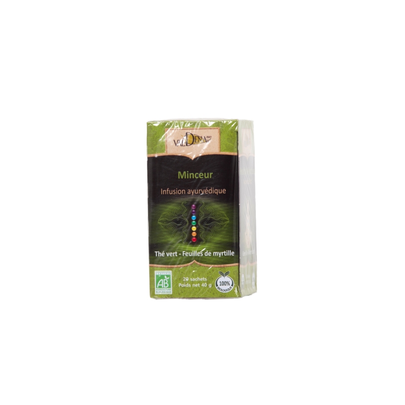 Infusion ayur minceur thé vert feu myr bio
