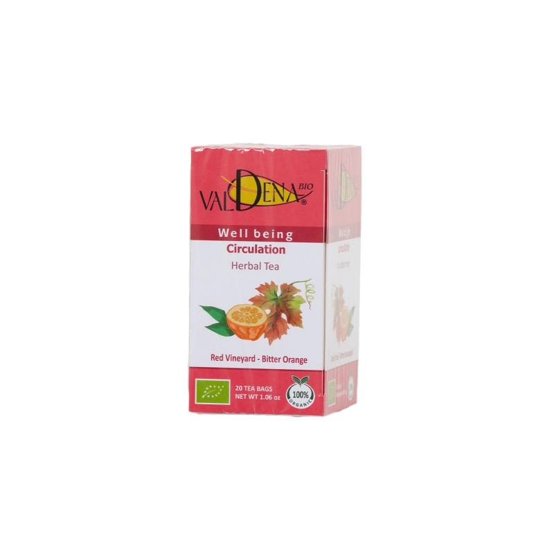 Infusion vigne rouge orange bio