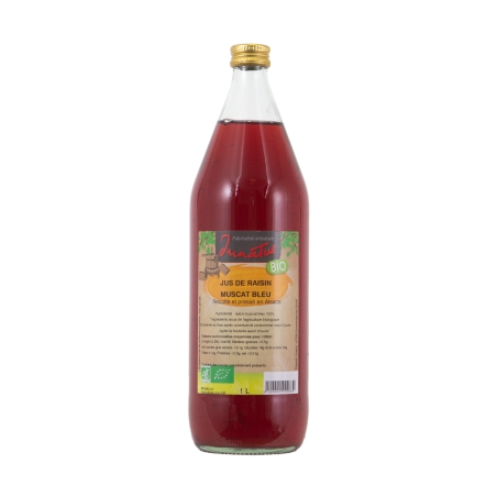 Jus de raisin muscat bleu bio