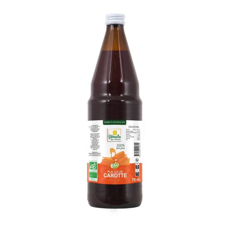 Jus de carotte bio