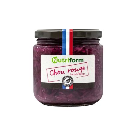 Chou rouge lactofermenté bio