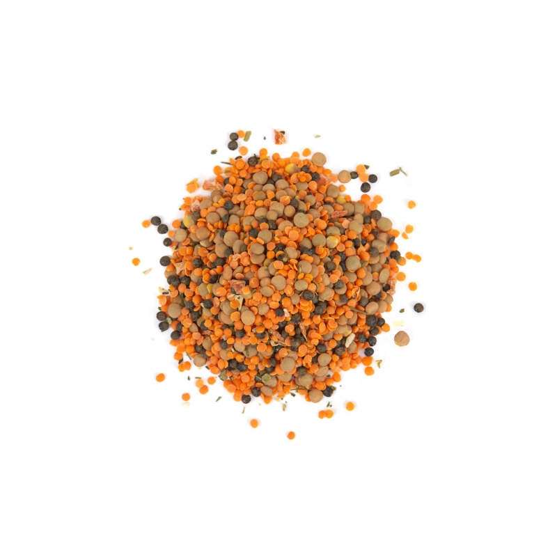 Trio de lentilles en vrac bio