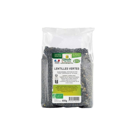 Lentilles vertes bio