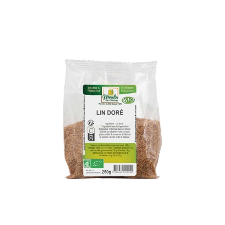 Graines de lin doré bio