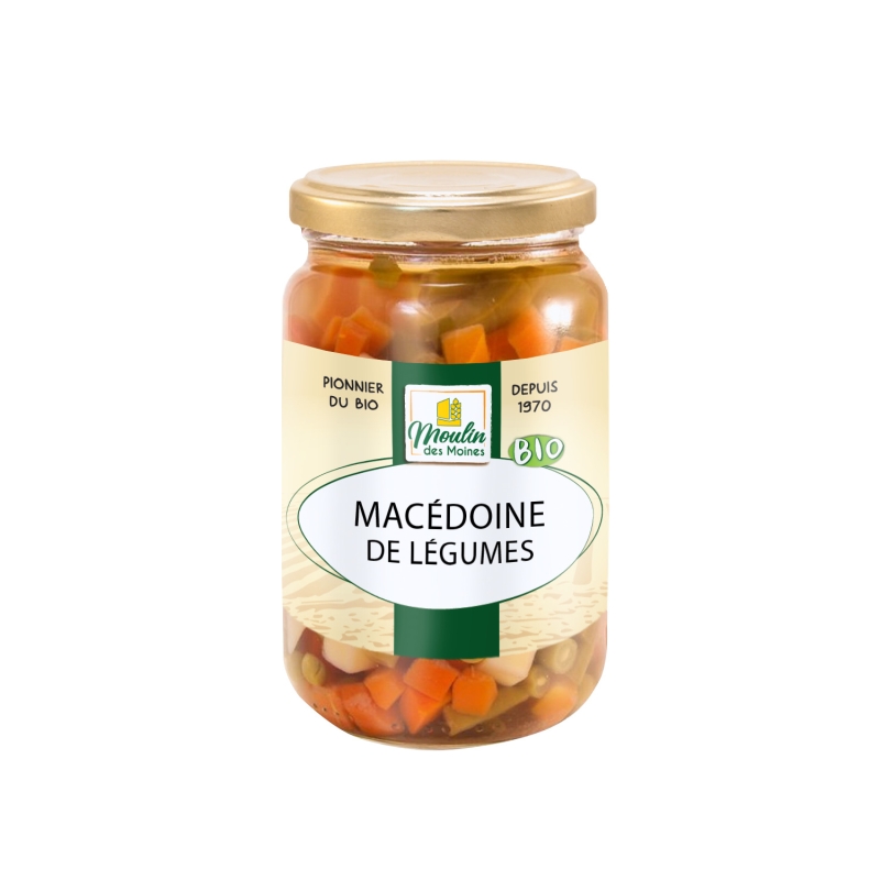 Macédoine de légumes bio