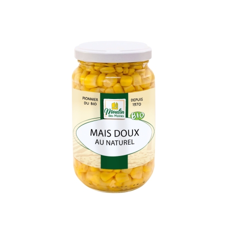 Maïs doux au naturel bio