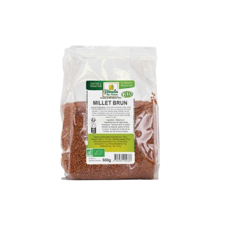 Millet brun non décortiqué bio