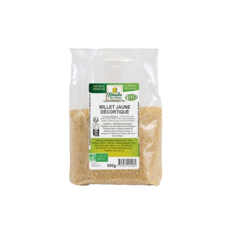 Millet jaune décortiqué bio