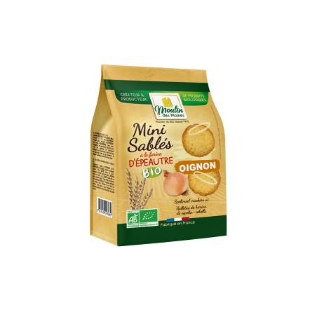 Mini sablés oignon bio