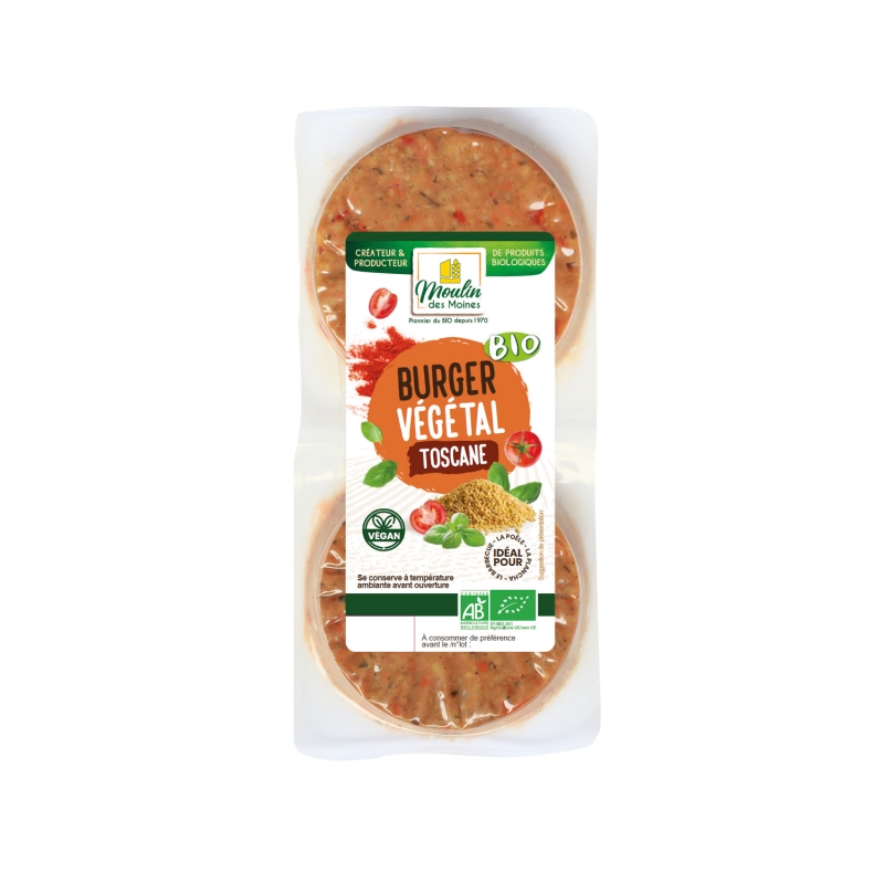 Burger végétal toscane - vegan bio