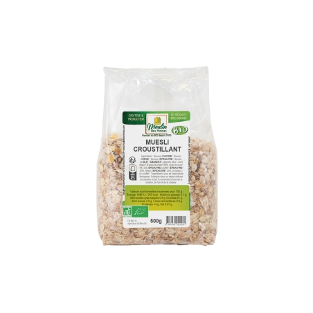 Muesli croustillant bio