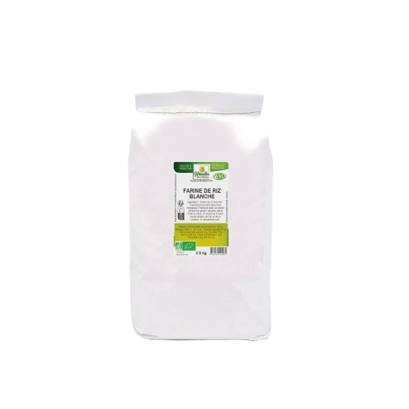 Farine de riz blanc en vrac...