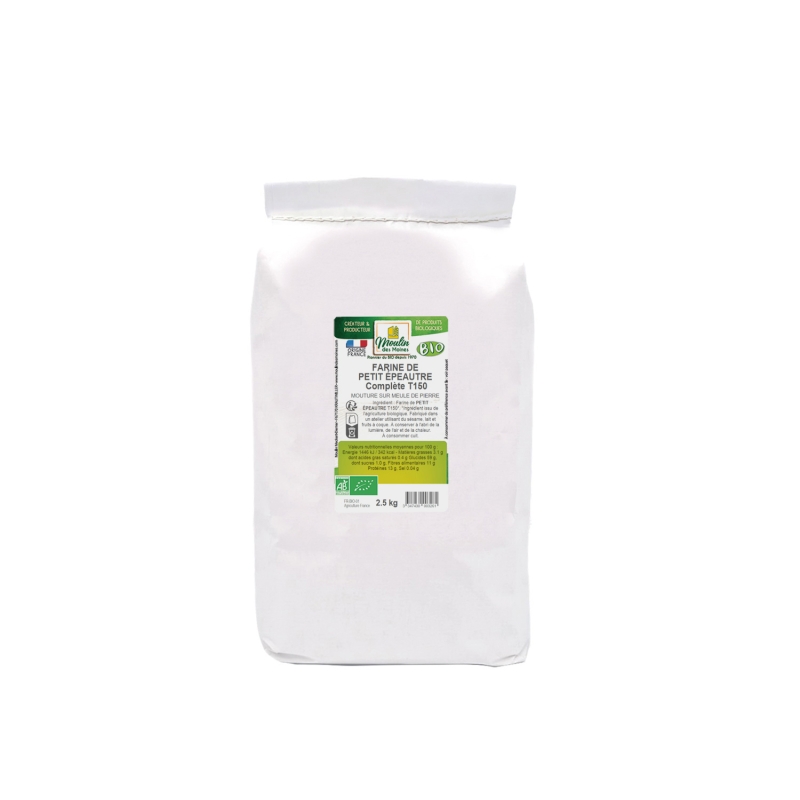 Farine de petit épeautre complète T150 meule de pierre en vrac bio