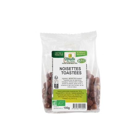Noisettes toastées bio