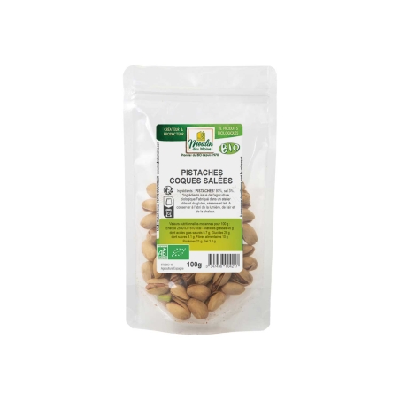 Pistaches en coques salées bio