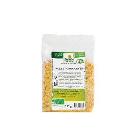 Polenta aux cèpes bio