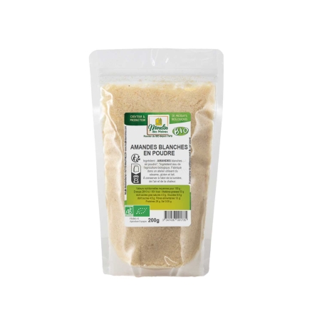 Poudre d'amandes - blanche bio
