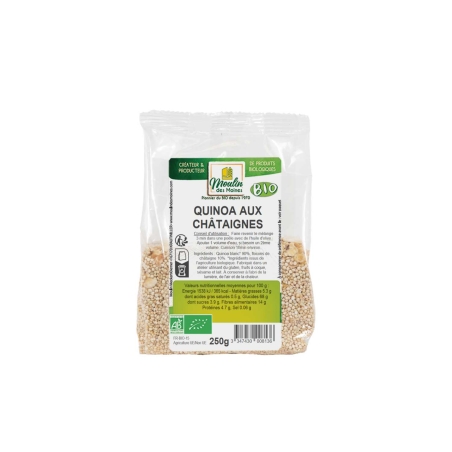 Quinoa aux châtaignes bio